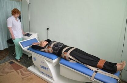 Спинална тракция при гръдна остеохондроза